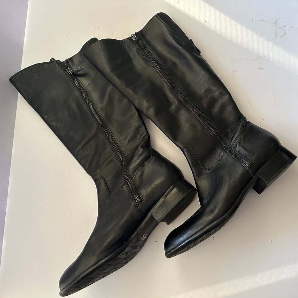 Franco Sarto Leather Boots Size 9.5 Women